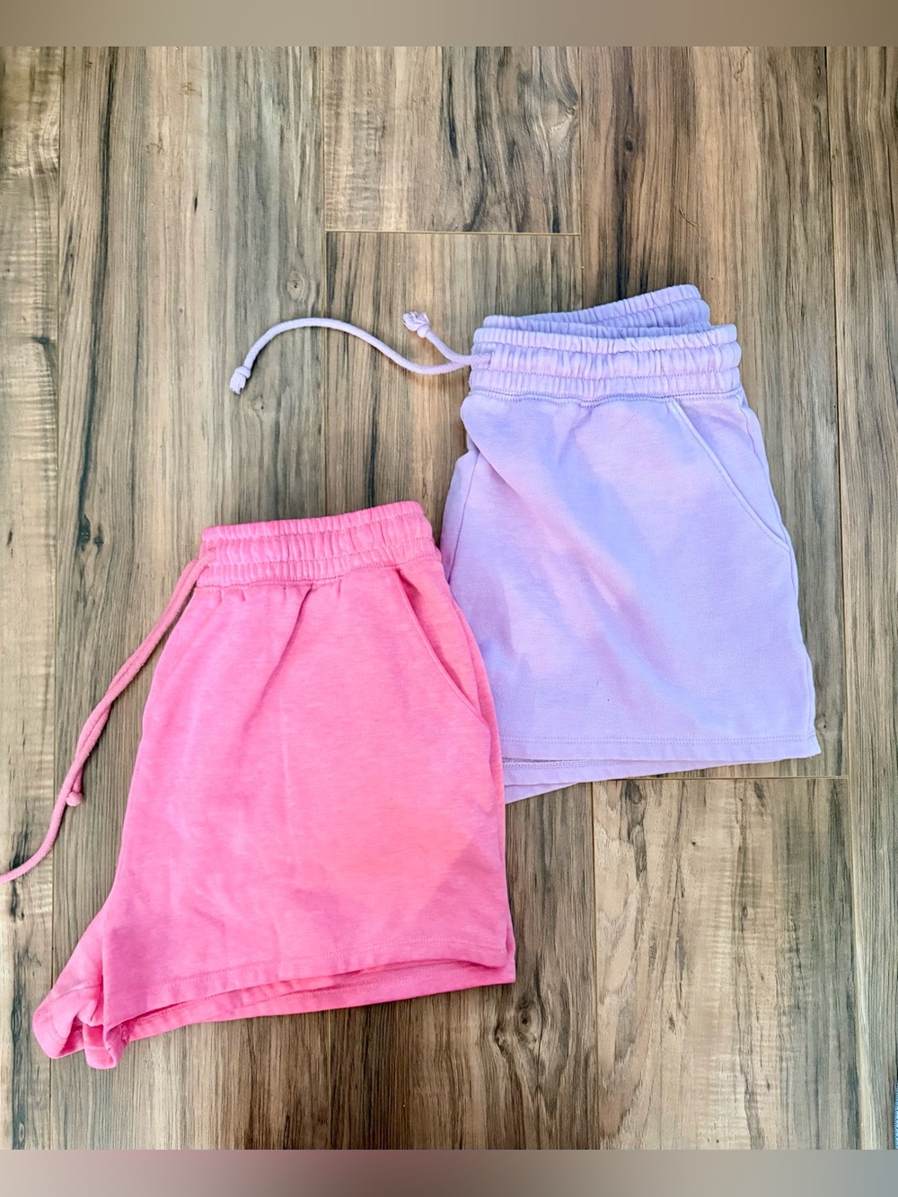 Aeropostale Pink and Purple Lounge Shorts Size M- Set of 2